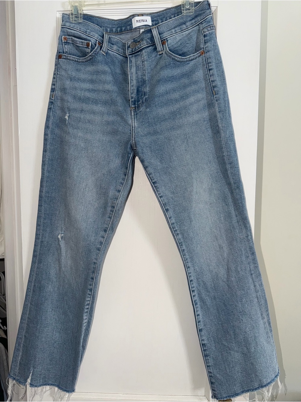 Pistola Light Blue Straight-Leg Jeans